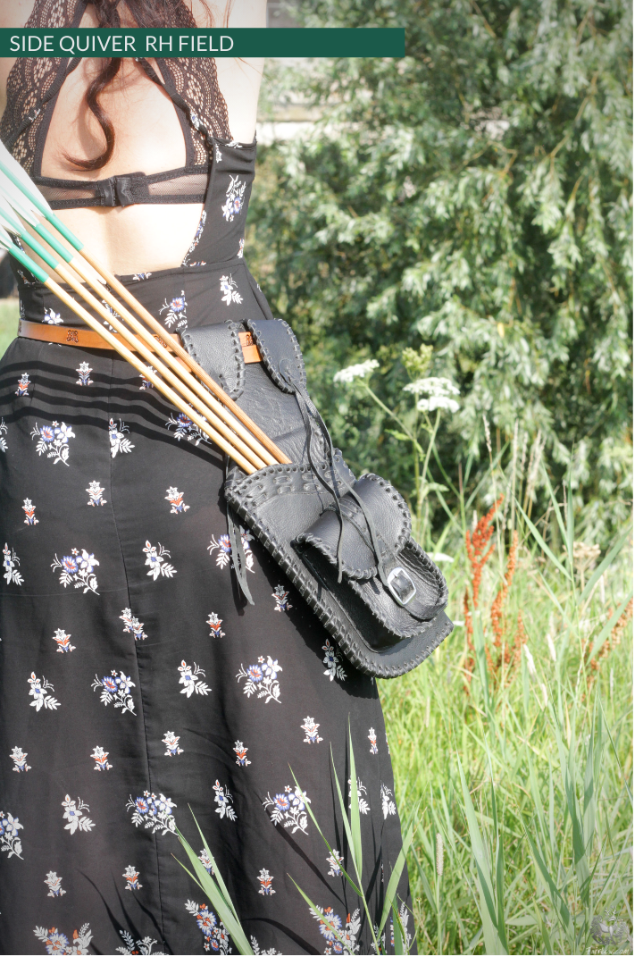 BLACK SIDE / HIP QUIVER-Quiver-Fairbow-Left handed-Fairbow