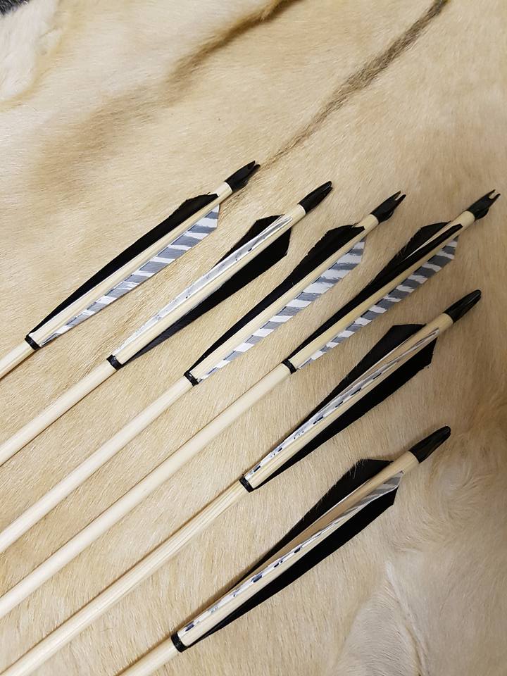 Custom Traditional Arrows - All Wood Arrows