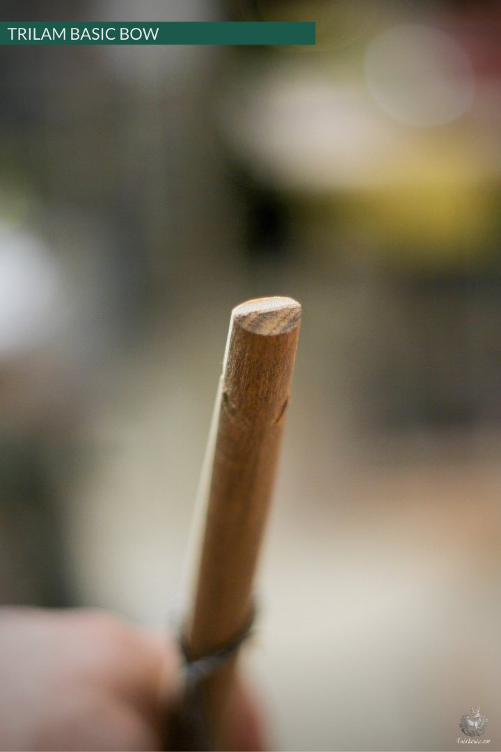 ENGLISH LONGBOW BASIC, GREENHEART SUPERCORE BAMBOO / HICKORY-Bow-Fairbow-30-35#-26"-Hicklory-Fairbow