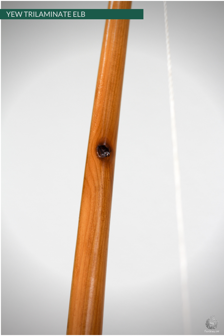 ENGLISH LONGBOW, YEW SUPERCORE HICKORY SUPERIOR 29@28-Bow-Fairbow-Fairbow