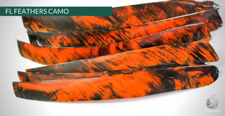 FEATHERS FULL LENGTH CAMO GATEWAY RIGHT WING-Feathers-Gateway-Camo Orange-Fairbow