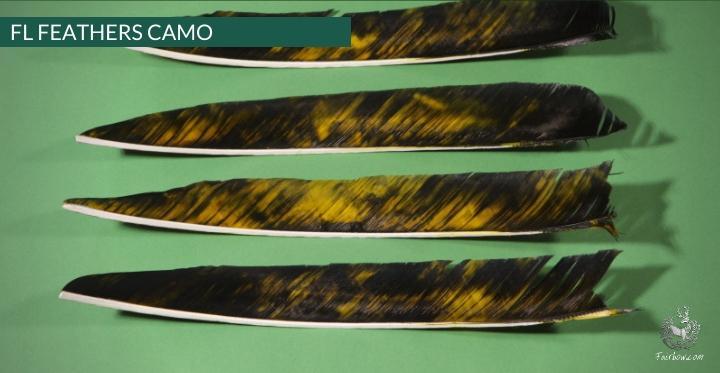 FEATHERS FULL LENGTH CAMO GATEWAY RIGHT WING-Feathers-Gateway-Camo yellow-Fairbow