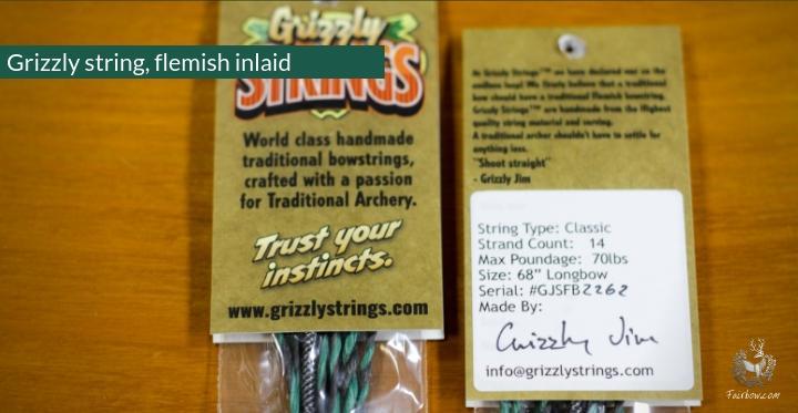 Grizzly bow string, 68 inch, Classic, 14 strand (for Vertex etc)-string-grizzlystrings-Fairbow