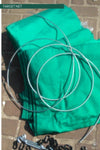 JVD BACKSTOP NETTING, GREEN, ULTRA STRONG WITH CABLE-Net-Fairbow-Fairbow