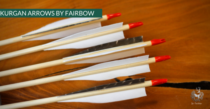 KURGAN ARROW, SET OF 6-Arrow-Fairbow-nr 45 4.5 inch-Fairbow