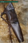 LEATHER SIDE QUIVER WITH SMALL BAG AND BELT CLIP-Quiver-Fairbow-Black-Fairbow