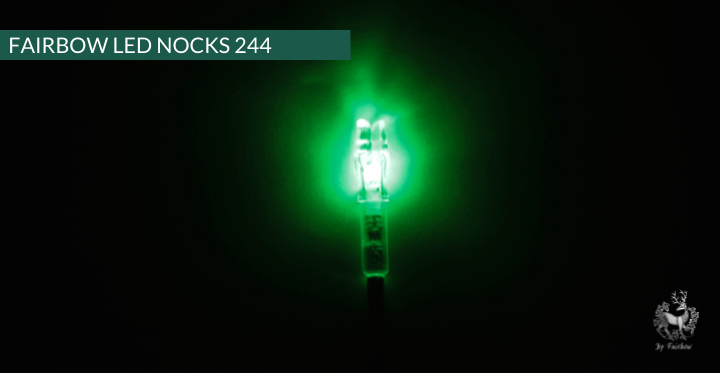 LED NOCKS 2.01 SET OF 5-Nock-Fairbow-green-Fairbow