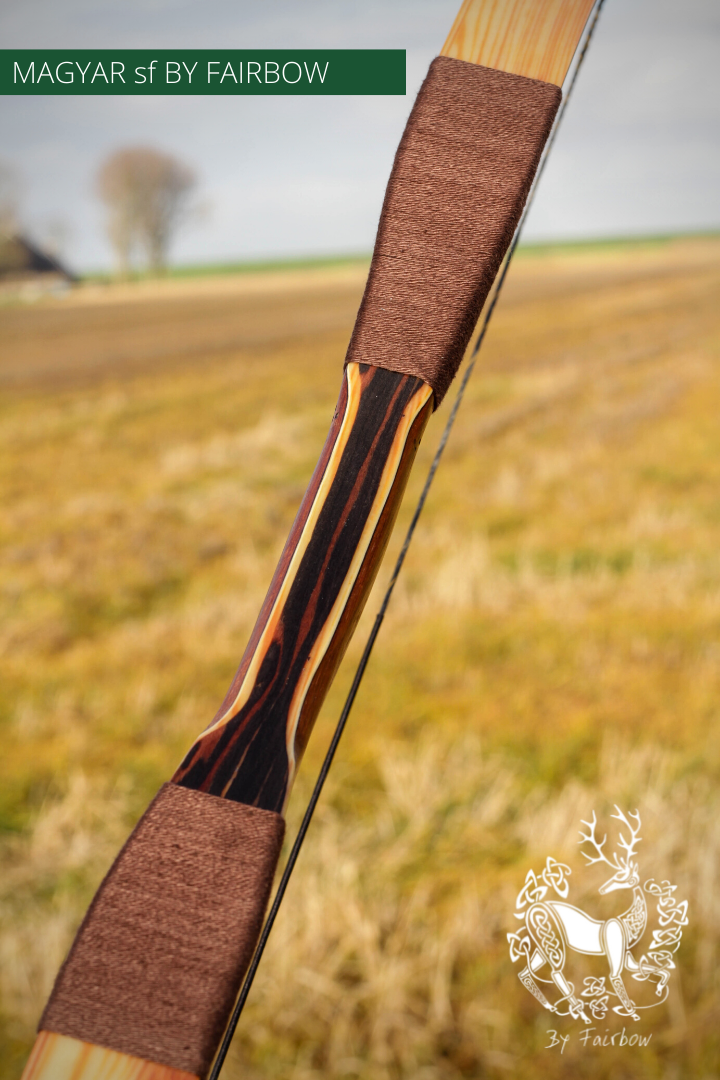 MAGYAR SF, STRIPED PINE GLASS AND SUPERCORE, HORSEBOW 24 LBS @ 28 INCH-Bow-Fairbow-Fairbow