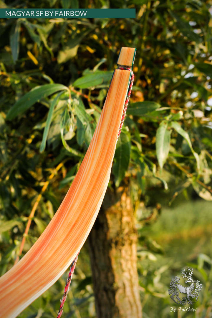 MAGYAR SF, STRIPED PINE GLASS AND SUPERCORE, HORSEBOW 27 LBS @ 28 INCH-Bow-Fairbow-Fairbow