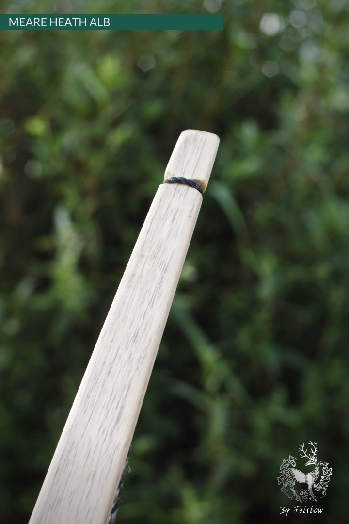 MEARE HEATH BOW, SOLID HICKORY LIGHTLY STAINED 'EXCELLENT'-Bow-Fairbow-37 lb-Fairbow