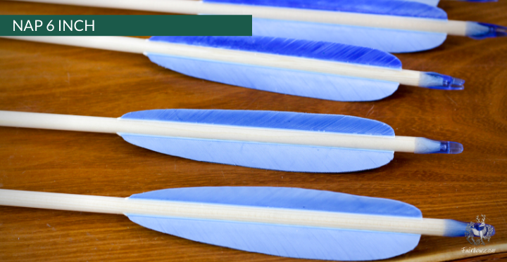 NAP (NEW AMSTERDAM) ARROW, SET OF 6-Arrow-Fairbow-nr 86 4 inch-Fairbow