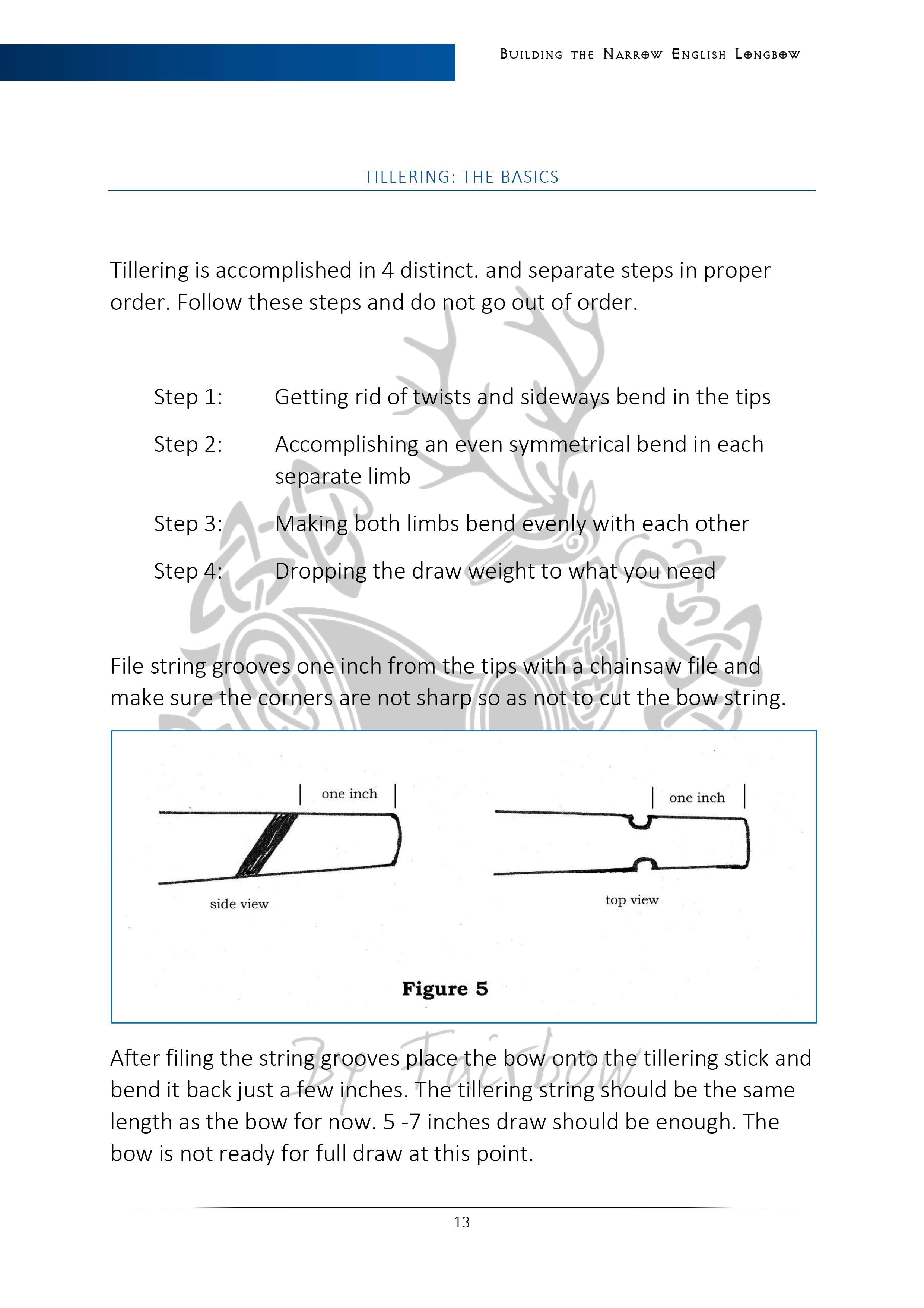 NARROW ENGLISH LONG BOW BUILDING INSTRUCTIONS MADE SIMPLE-Book-Fairbow-English-Fairbow
