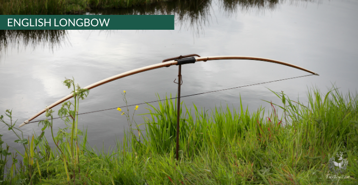 QUAD LAMINATED ENGLISH LONGBOW IPE, SUPERCORE, BOLLETERIE, HICKORY 47 LBS @ 28 INCH-English Longbow-Fairbow-Fairbow