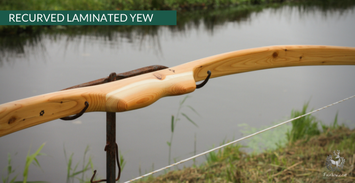 RECURVED LAMINATED YEW BOW, 70 INCH NTN, 38 LBS-Bow-Fairbow-Fairbow