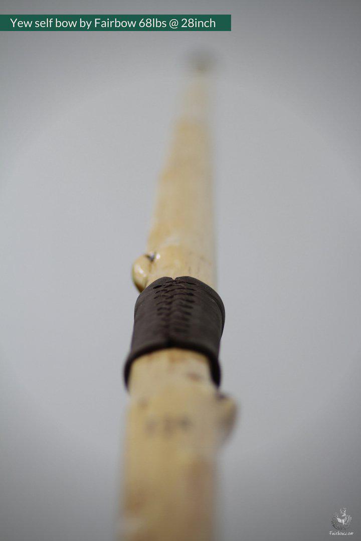 SELF YEW ENGLISH LONGBOW, WARBOW, 68 LBS 28 INCH Fairbow