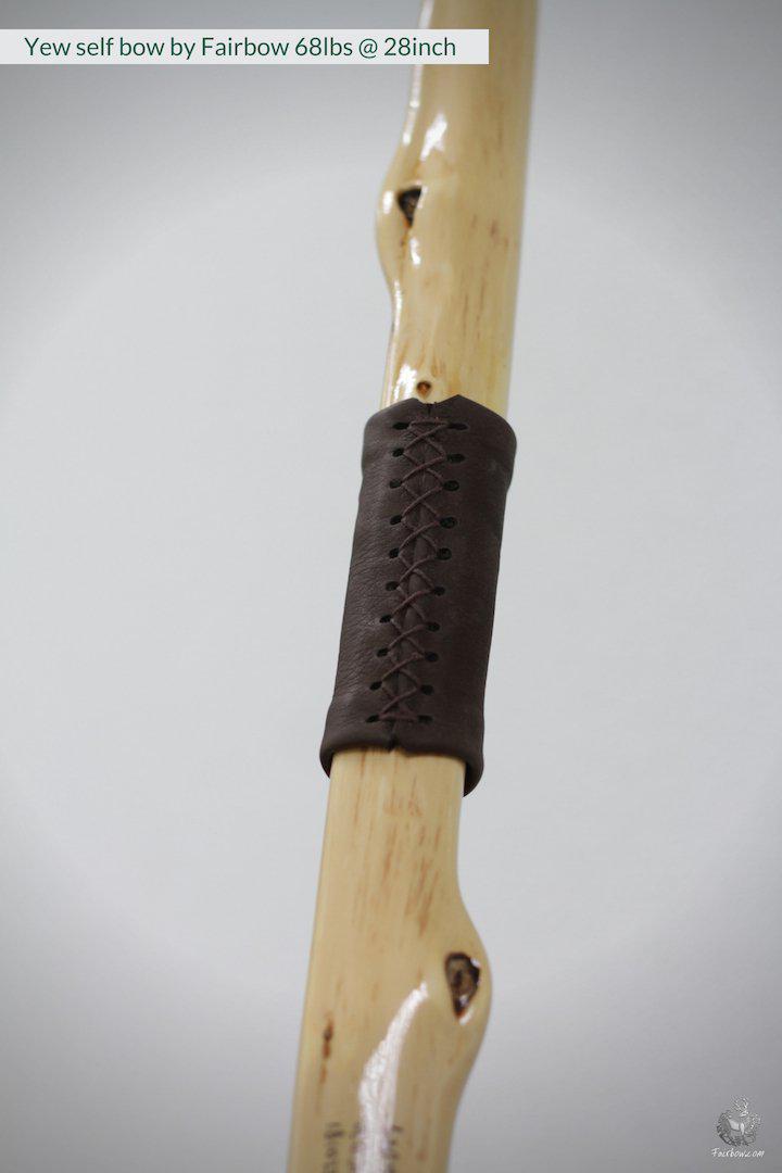 SELF YEW ENGLISH LONGBOW, WARBOW, 68 LBS 28 INCH Fairbow
