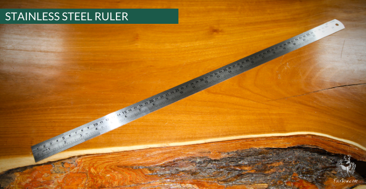 STAINLESS STEEL RULER, 24 INCH / 60 CM-arrow tool-Fairbow-Fairbow