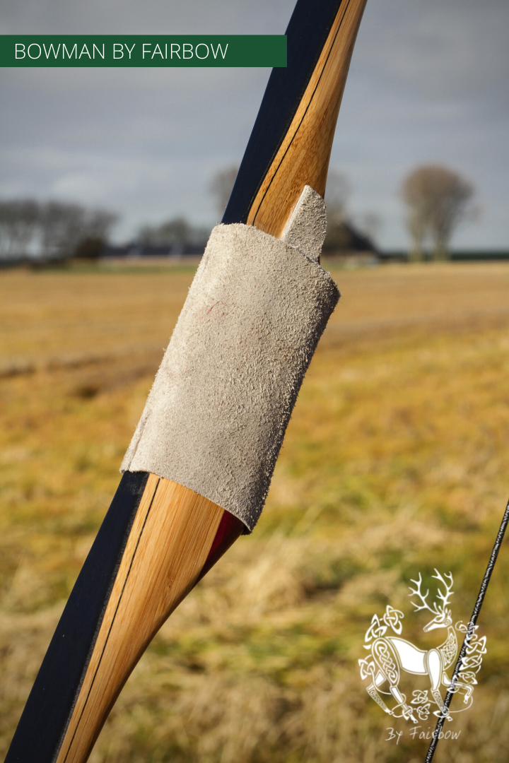 THE BOWMAN AMERICAN SEMI LONGBOW BY FAIRBOW 4828 WITH PURPLEHEART