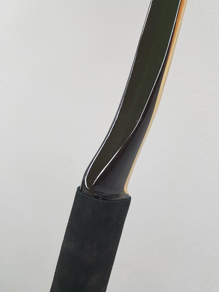 THE REBEL 31@28 LH , ROSEWOOD AND BROWN AND GREEN GLASS-Bow-Fairbow-Fairbow