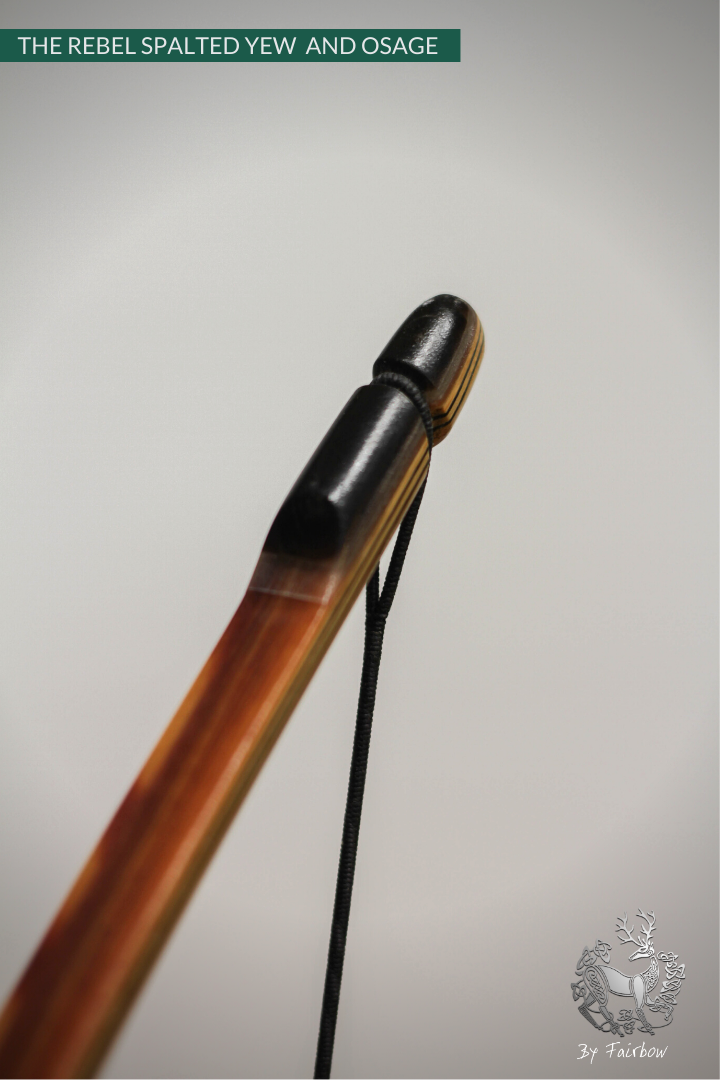 THE REBEL BOW 42@28 CLEAR GLASS, OSAGE AND YEW FINISH-Bow-Fairbow-Fairbow