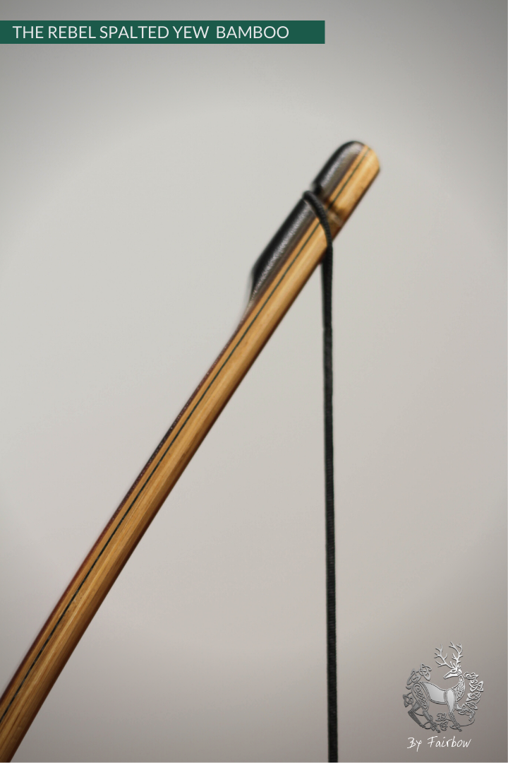 THE REBEL BOW 46@28 CLEAR GLASS, BAMBOO AND YEW FINISH-Bow-Fairbow-Fairbow