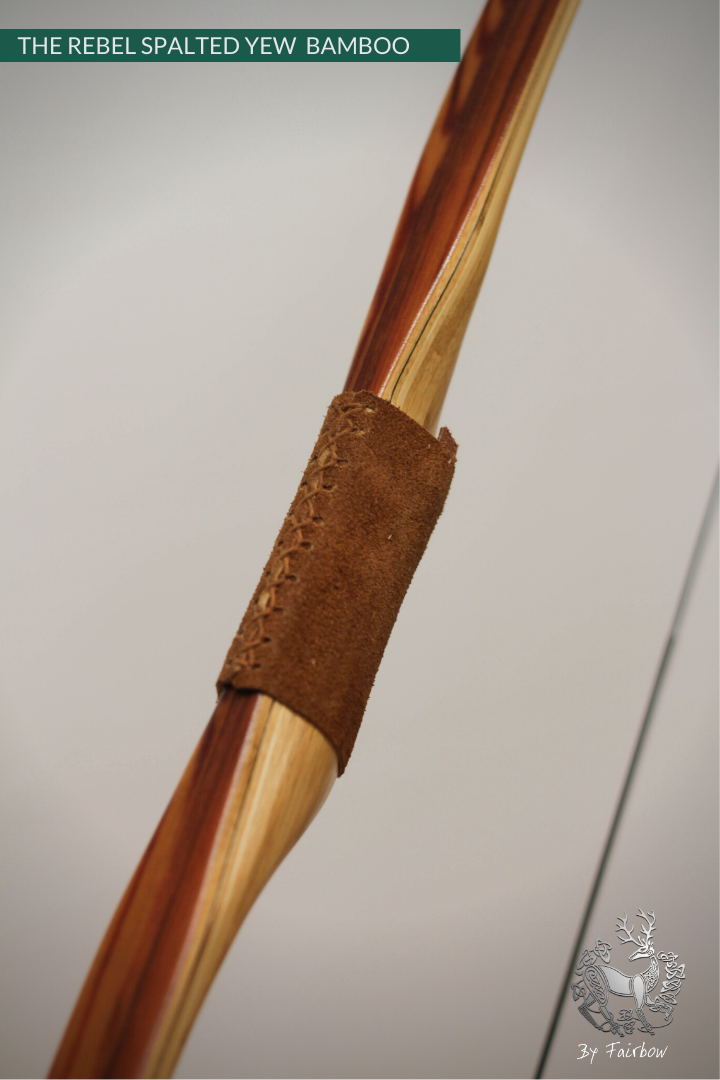 THE REBEL BOW 46@28 CLEAR GLASS, BAMBOO AND YEW FINISH-Bow-Fairbow-Fairbow