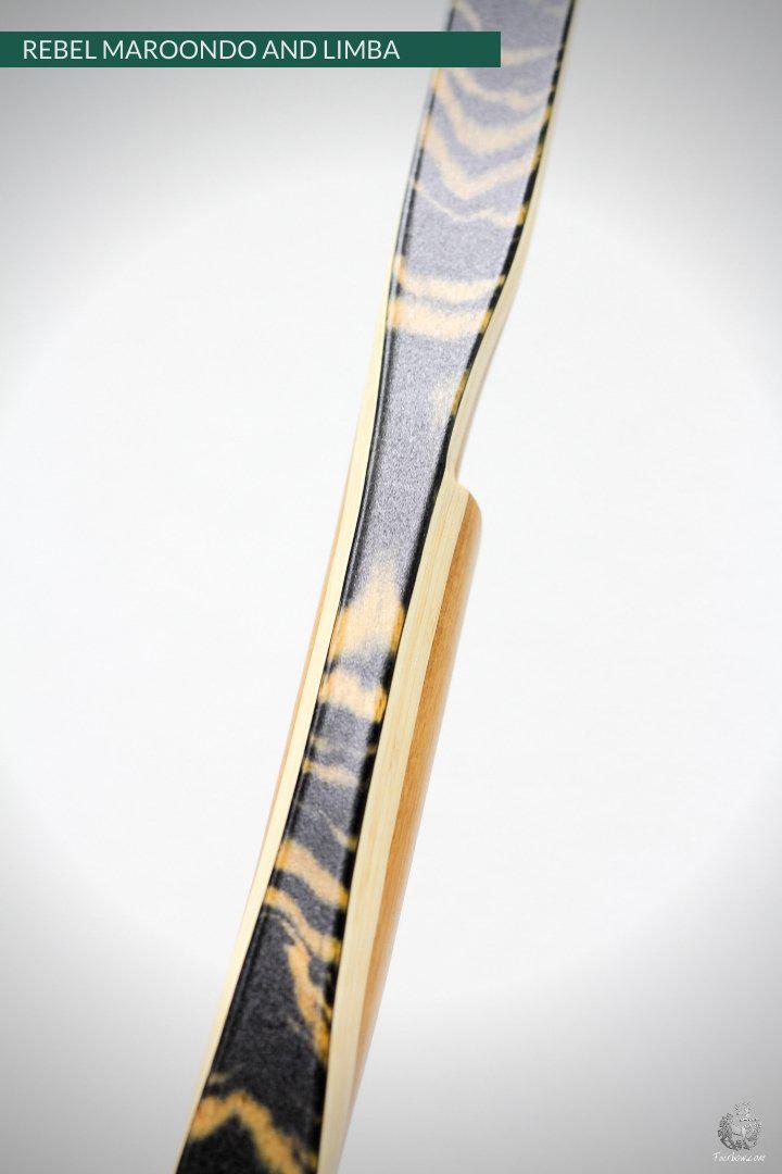 THE REBEL BOW WITH 49@28 MAROONDO AND BLACK AND CLEAR GLASS-Bow-Fairbow-Fairbow