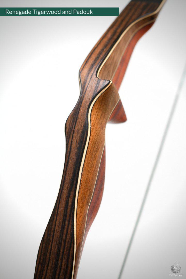 THE RENEGADE BY FAIRBOW, 50 INCH NTN 35@28 TIGERWOOD, PADOUK-Bow-Fairbow-Fairbow