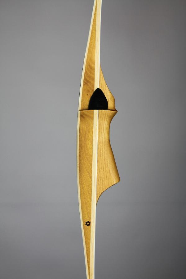 THE VERTEX BOW R-D 68" OSAGE AND WHITE, BAMBOO-GLASS 50 LBS @ 28 INCH RH-Bow-Fairbow-Fairbow