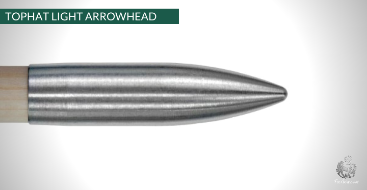 TOPHAT LIGHTWEIGHT BULLET ARROWHEAD-arrow point-Tophat-Fairbow