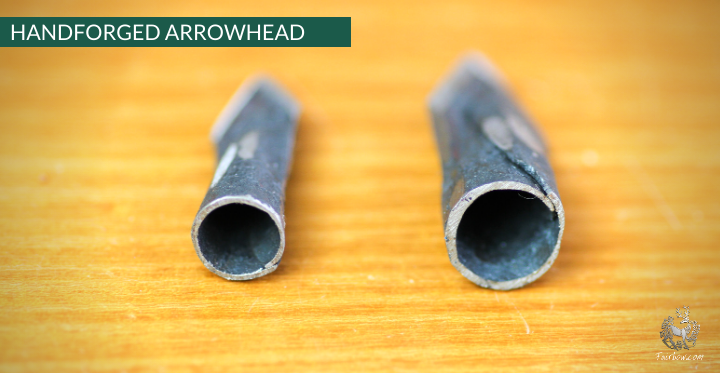 TUDOR ARROWHEAD HAND FORGED (no. 3)-arrow point-Fairbow-11/32-Fairbow