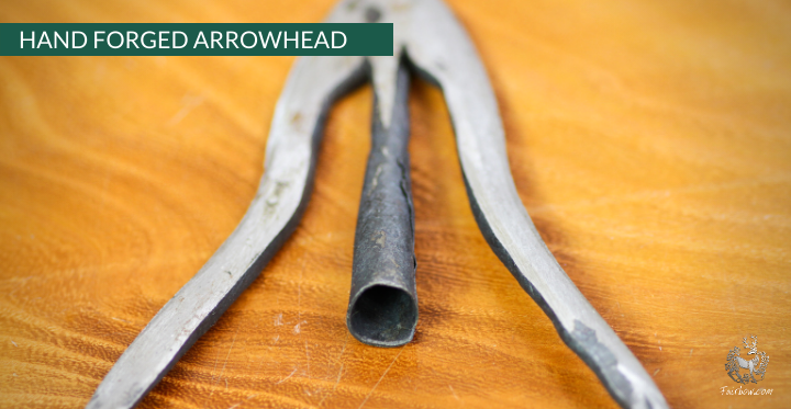 TYPE 16 HUNTING ARROWHEAD 12.5 MM HAND FORGED SWALLOWTAIL-arrow point-Fairbow-Fairbow