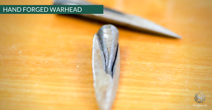 TYPE 16 WARHEAD ARROWHEAD 12.5 MM HAND FORGED-arrow point-Fairbow-Fairbow