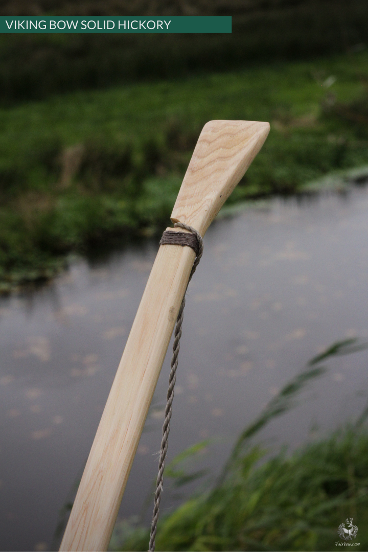 VIKING BOW, SOLID HICKORY SUPERIOR 40 LBS @ 28 INCH-Bow-Fairbow-Fairbow