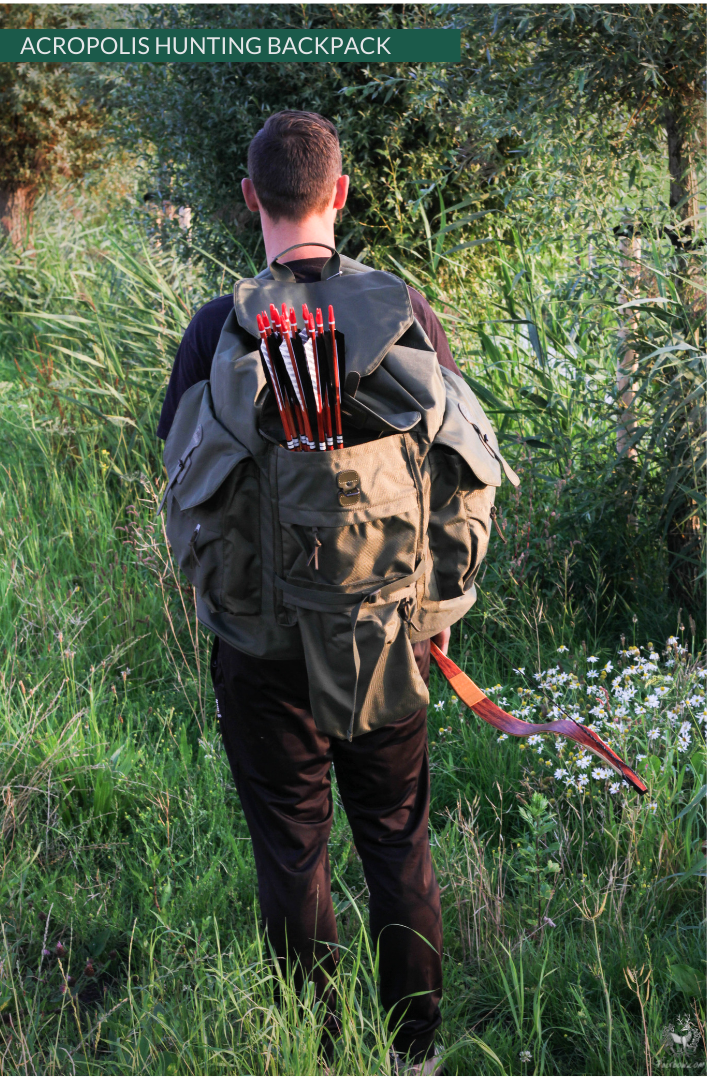 ZOMBIE HUNTING BACKPACK WITH ARROW COMPARTIMENT BY ACROPOLIS Fairbow
